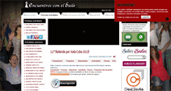 Desktop Screenshot of encuentrosconelbaile.com